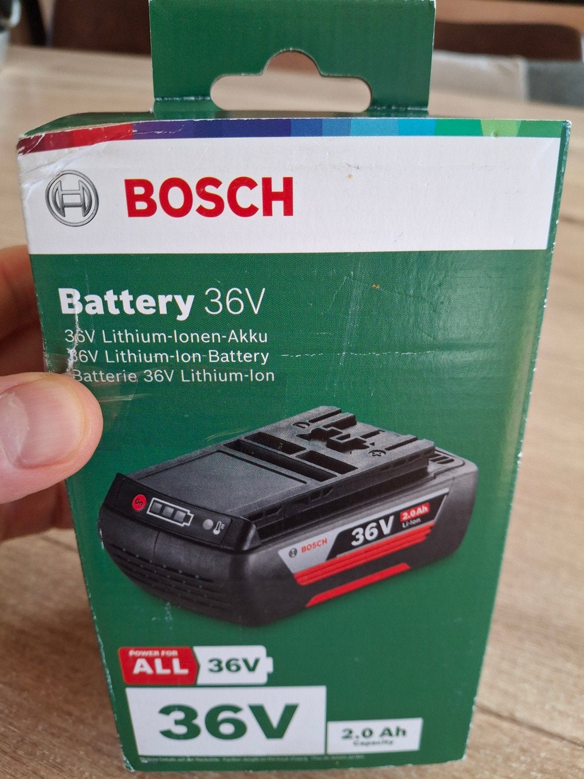Bosch POWER FOR ALL 36V 2Ah SPLINTERNIEUW 2026, Ophalen of Verzenden, Nieuw, Oplaadbaar