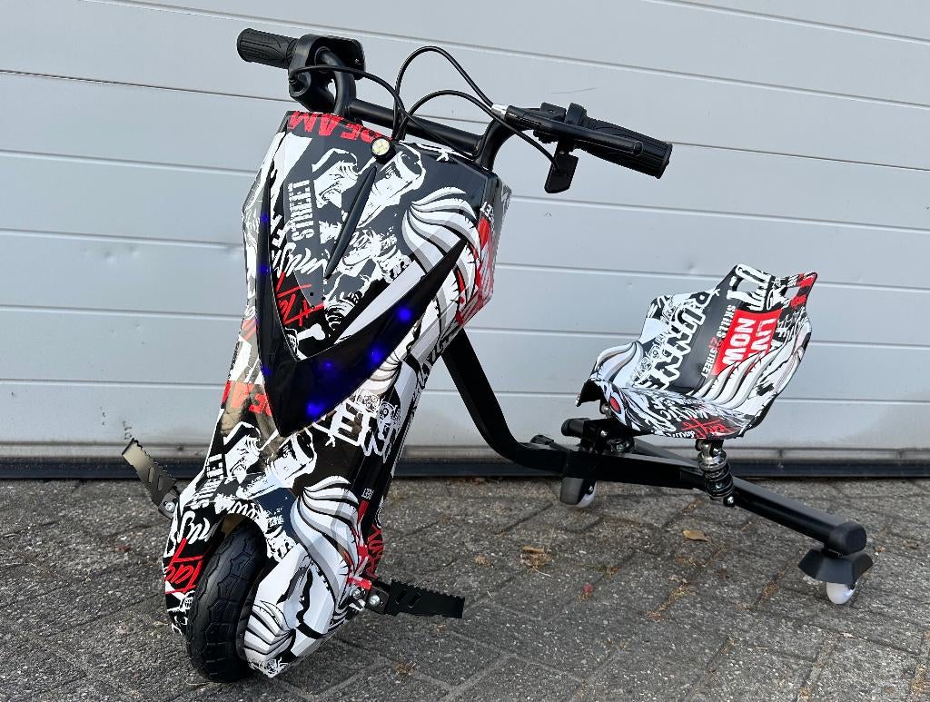 Elektrische Drift Trike Kart 250W 36V Bluetooth / Vering NIE, Ophalen of Verzenden, Nieuw