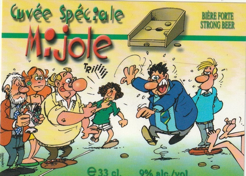 bieretiket België Vapeur: Mijole Cuvée Spéciale, Collections, Envoi, Utilisé, Autres types, Autres marques