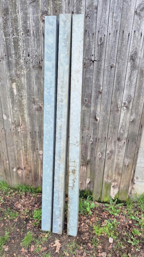 kokers   100x100, Ophalen, Zo goed als nieuw, IJzer