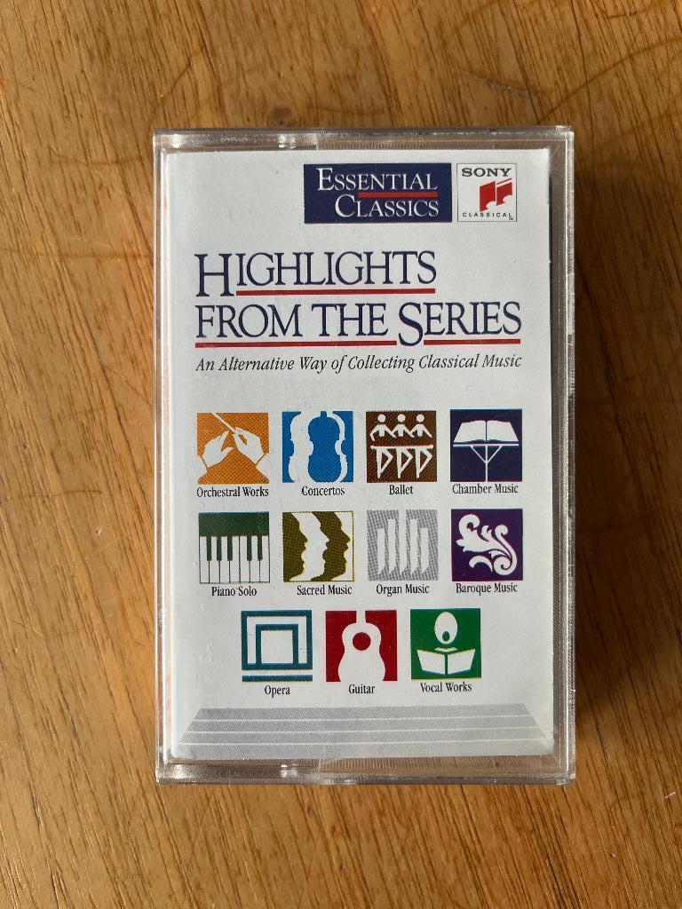 cassette Highlights from the series, CD & DVD, Cassettes audio, Enlèvement ou Envoi, Originale, Comme neuf, Classique
