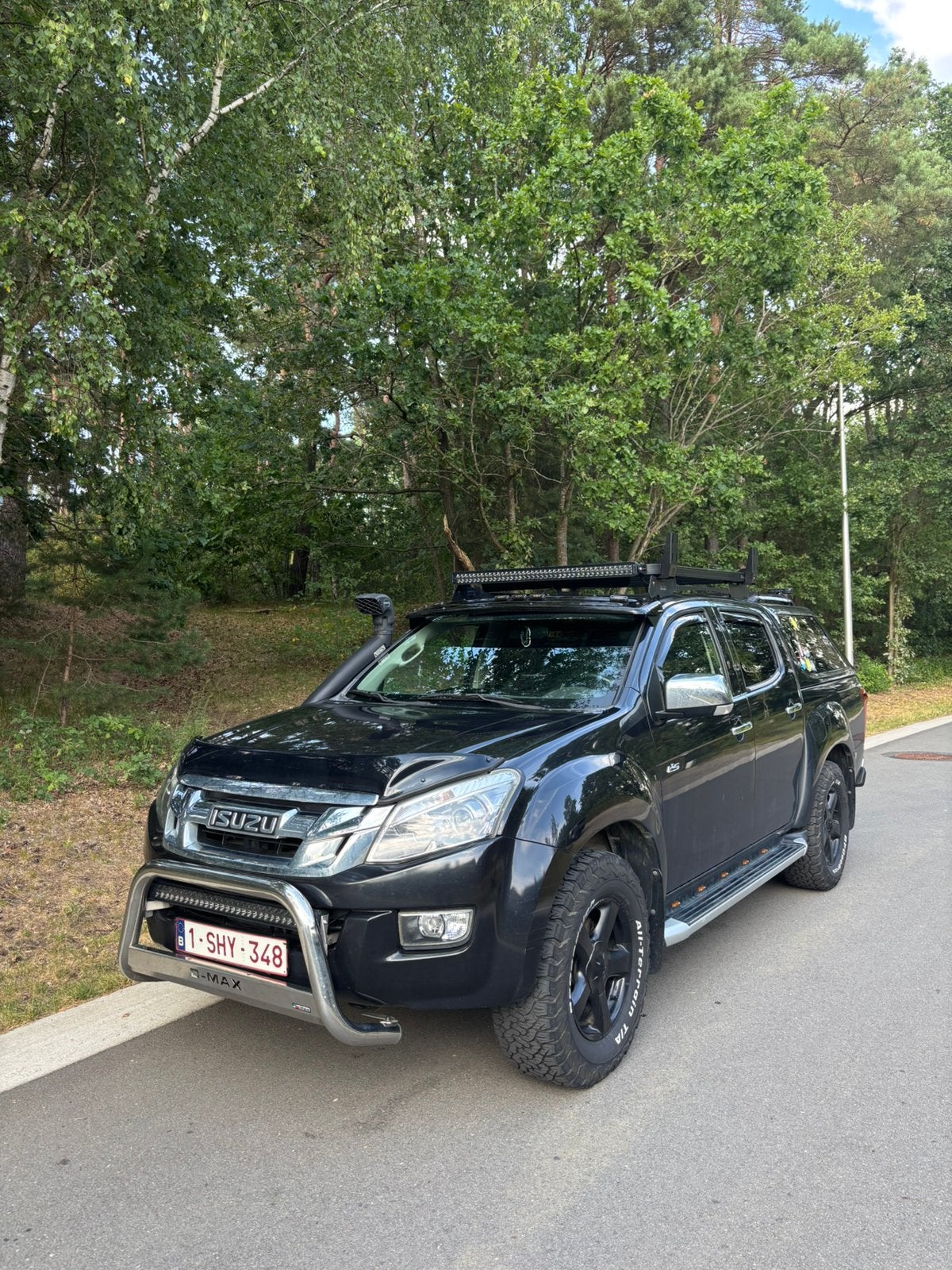 Isuzu d’max 2.5D, Auto's, Isuzu, Automaat, Zwart, Zwart, Leder