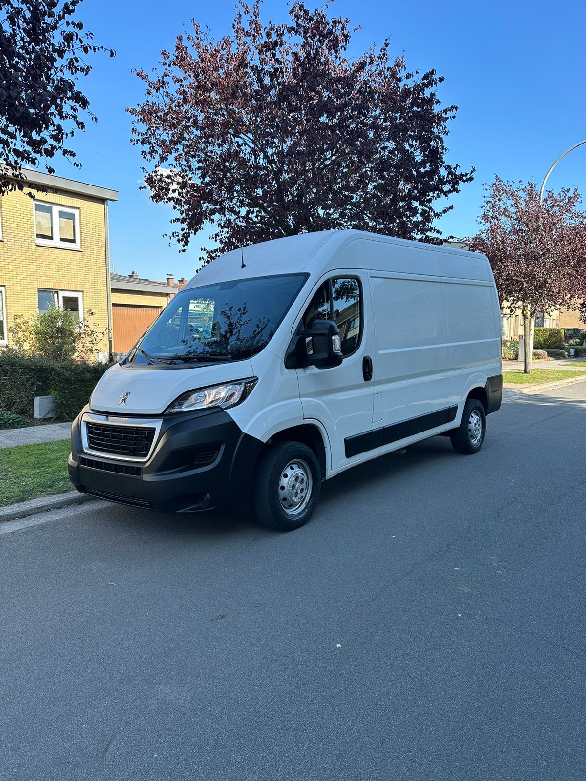 Peugeot boxer, 2020, 60.000km, trekhaak,L2H2, Dealer onderhouden, Stof, Wit, 5 deurs