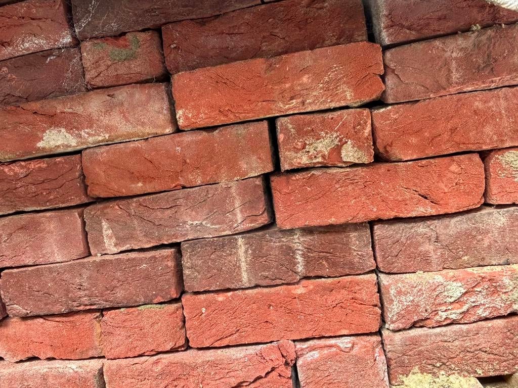 Rode gevelsteen te koop, Doe-het-zelf en Bouw, Metselstenen, Ophalen, Gebruikt, Bakstenen