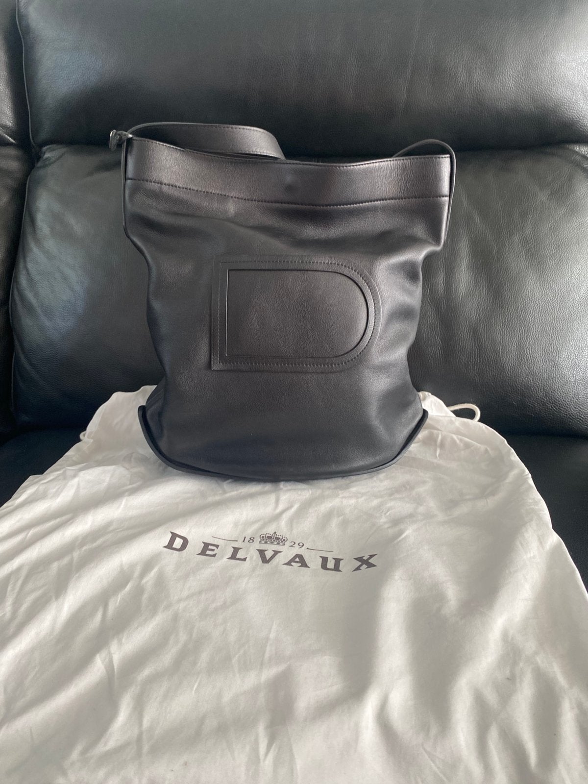 Sac Delvaux modele pin, Enlèvement ou Envoi, Comme neuf, Noir