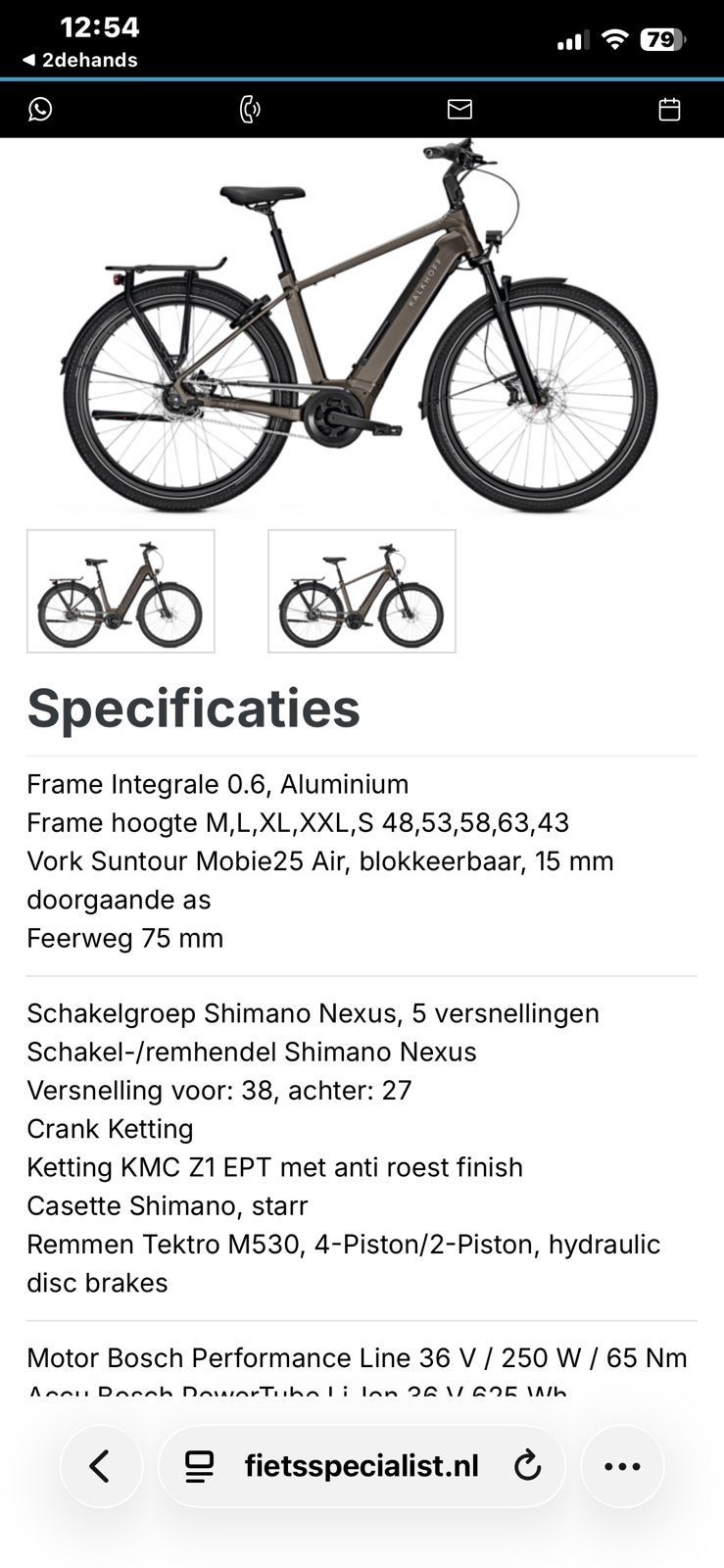 Vélo électrique Kalkhoff IMAGE 5B Endeavor pour homme cube, Vélos & Vélomoteurs, Vélos électriques, Comme neuf, Autres marques