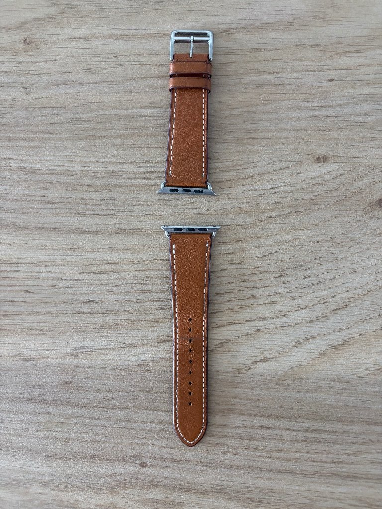 Apple Watch lederen bandje 42 mm, Enlèvement ou Envoi, Neuf