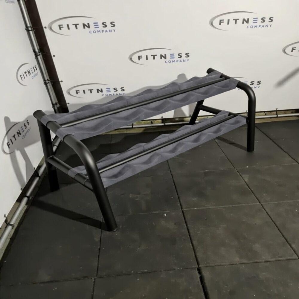 Technogym - Dumbbell Rek - Zwart, Sport en Fitness, Fitnessmaterialen, Ophalen of Verzenden, Gebruikt, Benen, Dumbbell