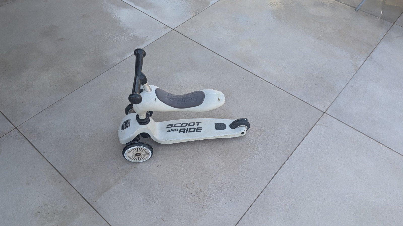 STEP scoot and ride grijs, Enlèvement, Utilisé