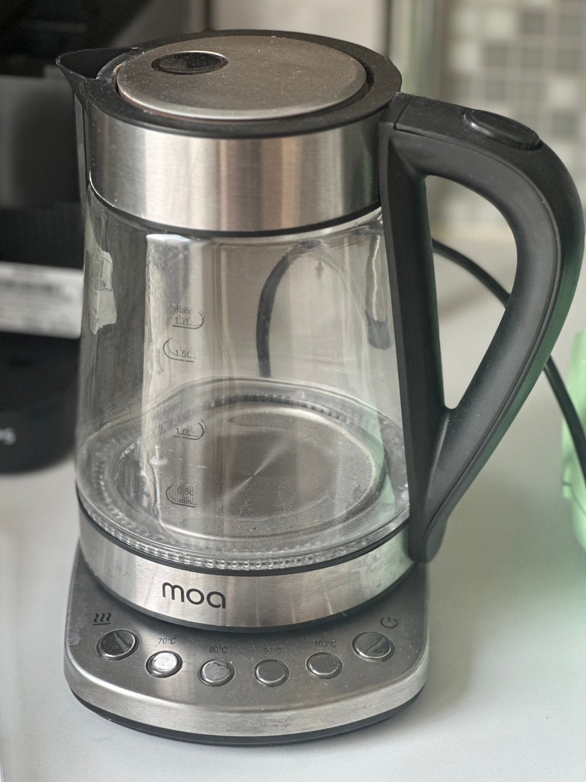 Waterkoker, Ophalen, Gebruikt