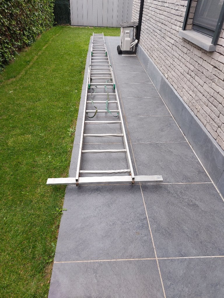 Echelle coulissante alunium, Bricolage & Construction, Pliable ou rétractable/escamotable, Échelle, Enlèvement, Utilisé