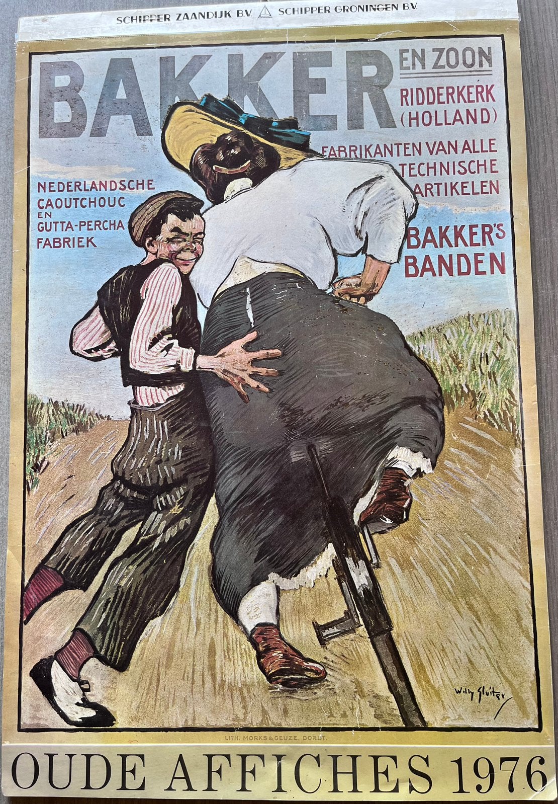 Oude Kalender 1976 - Bestaande uit Oude affiches - 32 x 50cm, Enlèvement ou Envoi, Maison et Meubles