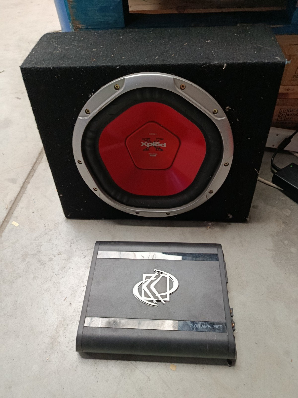 woofer met versterker, Auto diversen, Ophalen