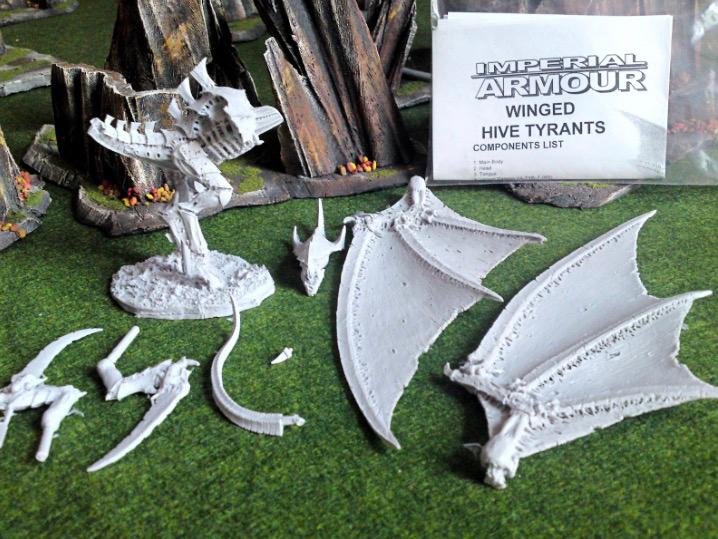 Tyranide winged hive tyran warhammer 40k, Enlèvement ou Envoi, Comme neuf