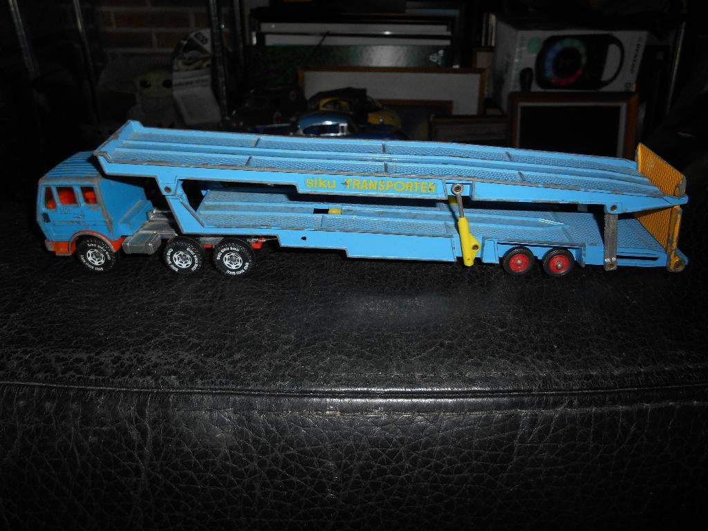 Camion Mercedes SIKU Transporteur +-30cm, Ophalen of Verzenden, SIKU