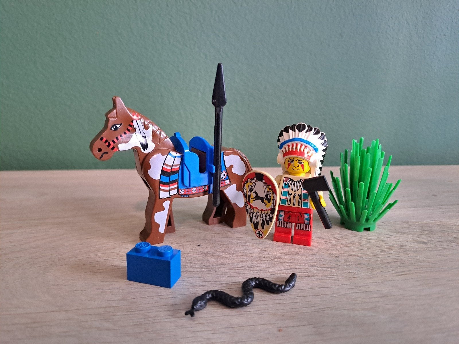 Vintage 1997 Lego 6709 Indian Big Chief, Enlèvement, Complet, Minifigurine, Lego
