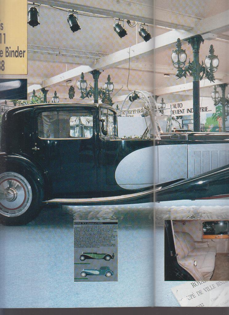 Bugatti Réunion des six Royale voitures de collection, Verzenden, Gelezen