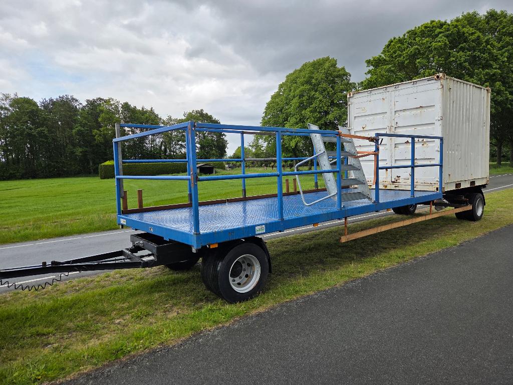 14 tons Jadico landbouwwagen, zgan balenwagen materiaalwagen, Ophalen