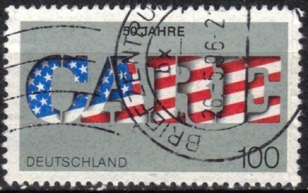 Allemagne 1995 - Yvert 1661 - CARE - Organisation de sé (ST), Timbres & Monnaies, Timbres | Europe | Allemagne, Envoi, Affranchi