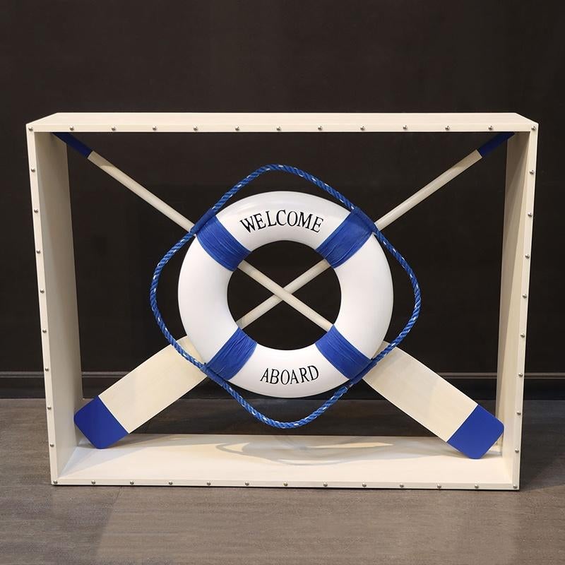 Console nautique — Bouée de sauvetage, hauteur 94 cm, Enlèvement, Neuf