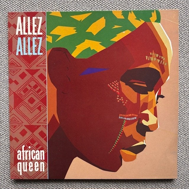 Vinyl LP Allez Allez - African Queen Belpop (Rode Duivels), Ophalen of Verzenden