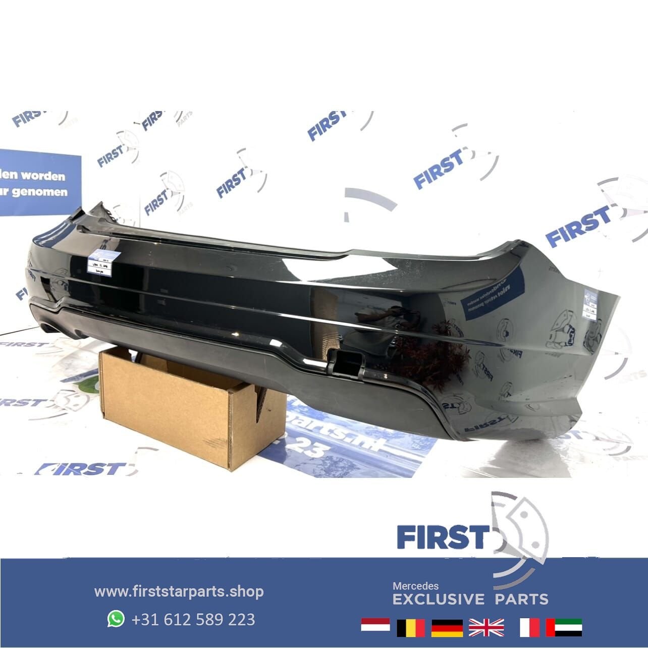 W204 AMG FACELIFT ACHTERBUMPER + DIFFUSER Mercedes C Klasse, Arrière, Utilisé, -, -