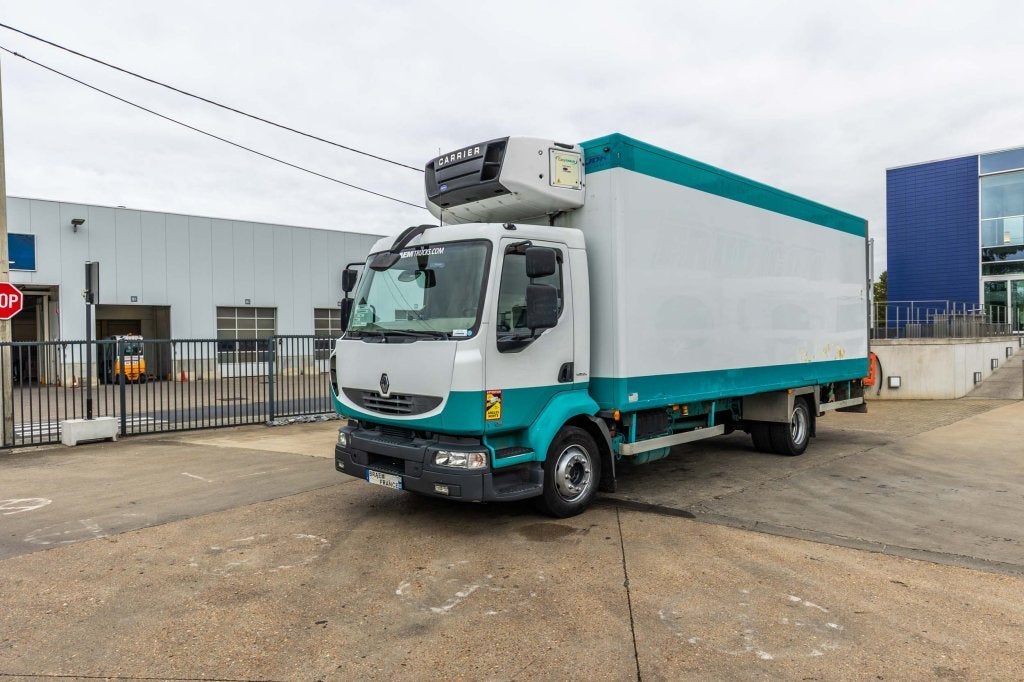 Renault 180 DXI (12T.) +CARRIER+DHOLLANDIA, Autos, Achat, Entreprise, Vitres électriques, Diesel