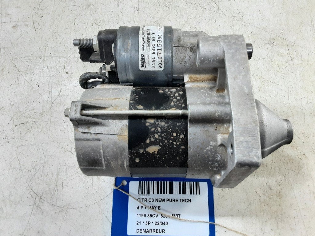 STARTMOTOR Citroën C3 (SX / SW) (01-2016/-) (9812715380), Gebruikt, Citroën