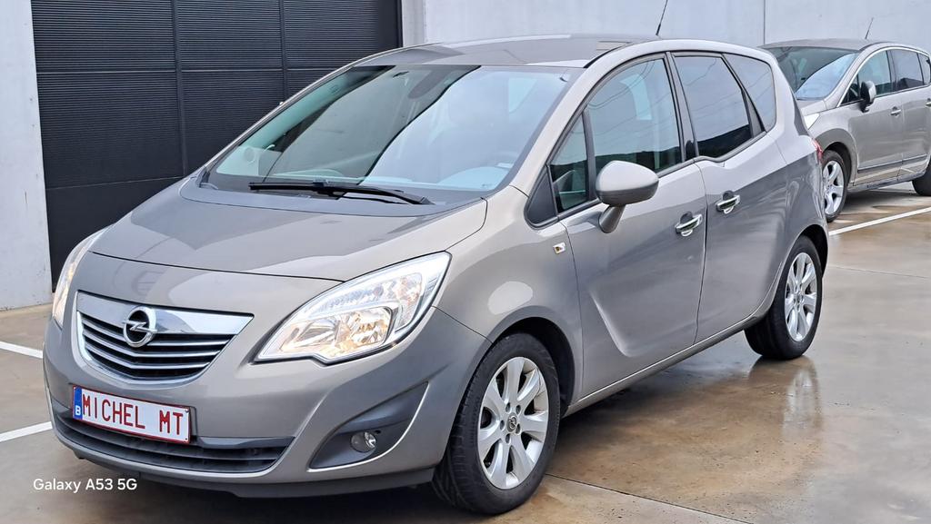 Opel Meriva 1.4 Turbo Benzine / Met Keuring !, Auto's, Voorwielaandrijving, Euro 5, Bruin, Meriva