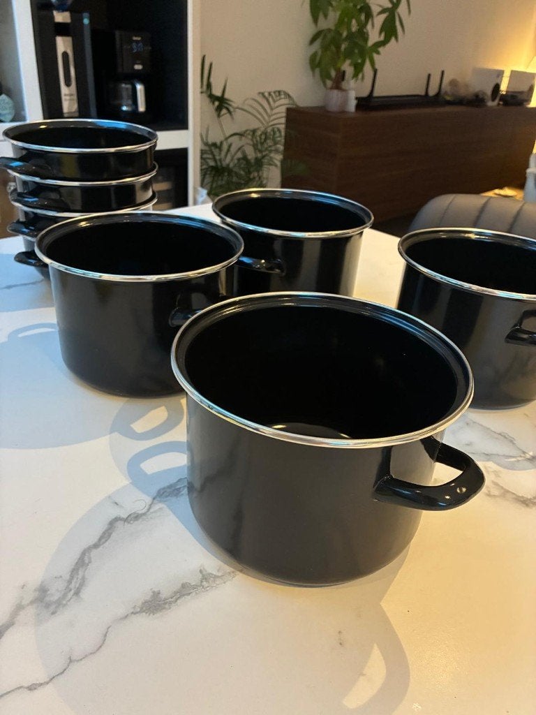 Lot de 4 casseroles pour moules, Maison & Meubles, Enlèvement, Comme neuf, Ensemble de casseroles