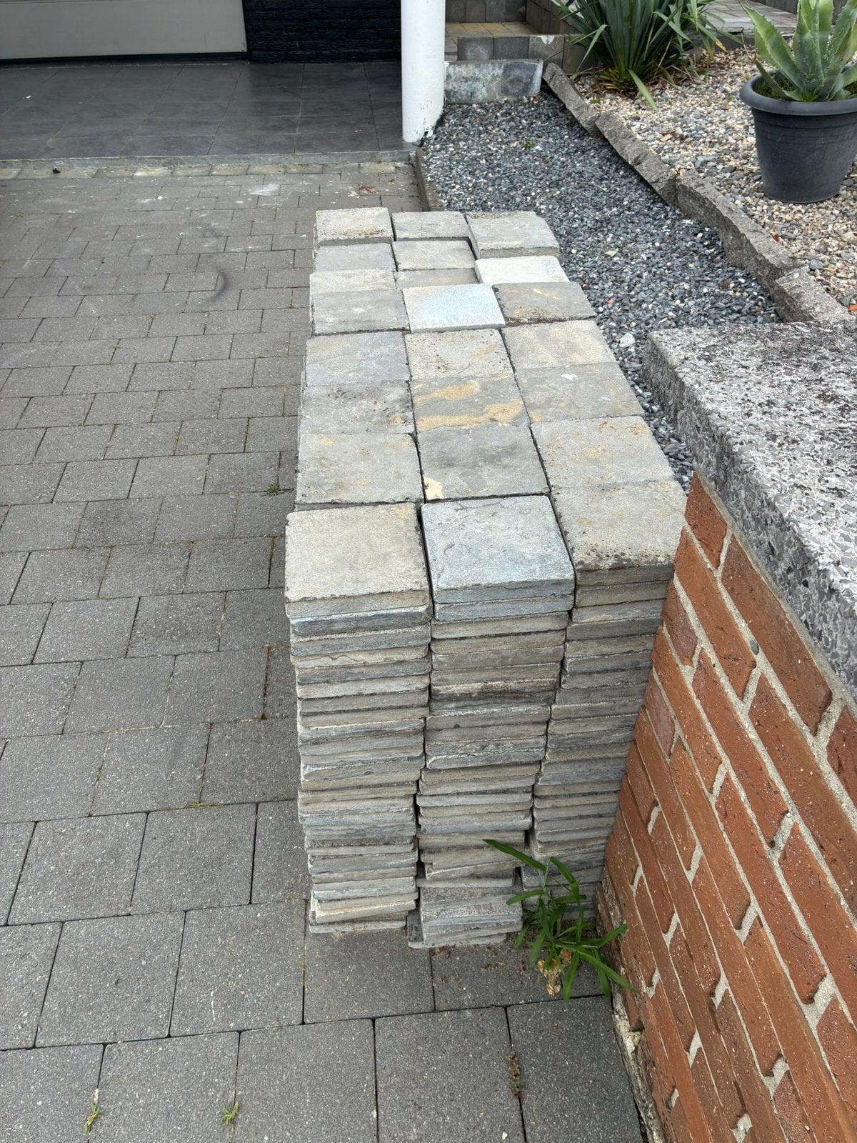 BLOUSTONE 15x15x2, Enlèvement, Utilisé, Autres matériaux, Briques