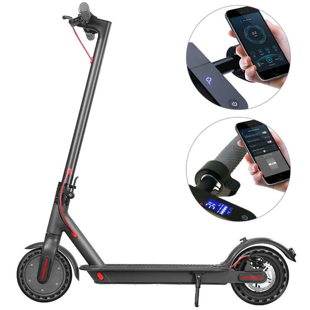 Elektrische step 350 Watt – mobile App – met 8.5” banden, Enlèvement ou Envoi, Neuf, Step électrique (E-scooter), Aovo365