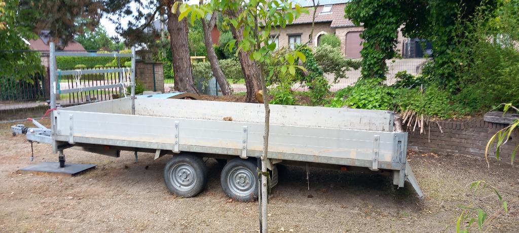 aanhangwagen 2assen, Auto diversen, Aanhangers en Bagagewagens, Ophalen, Gebruikt