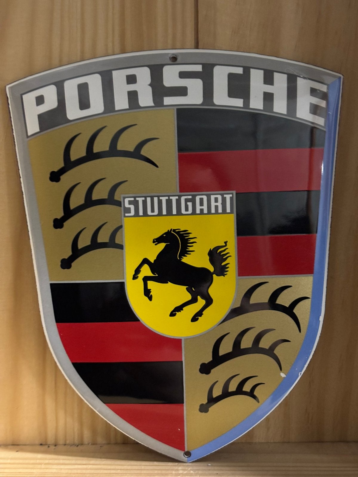 Porsche emaille plaat, Antiek en Kunst, Ophalen of Verzenden