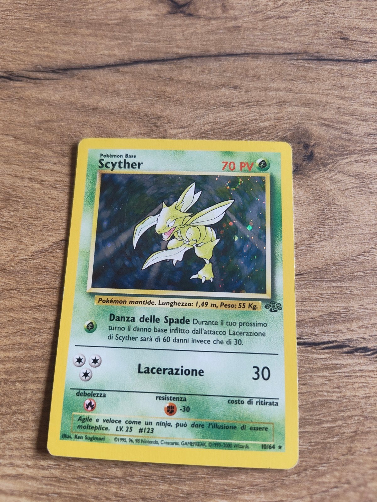 carte pokémon scyther état impeccable, Enlèvement ou Envoi