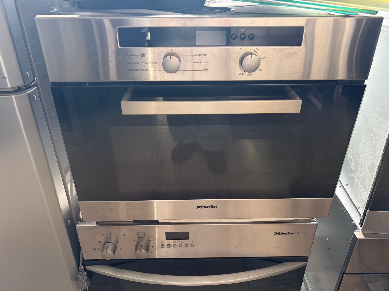 45x60 Miele H4020BM Inbouw Combi-oven - Zo goed als nieuw, Ophalen
