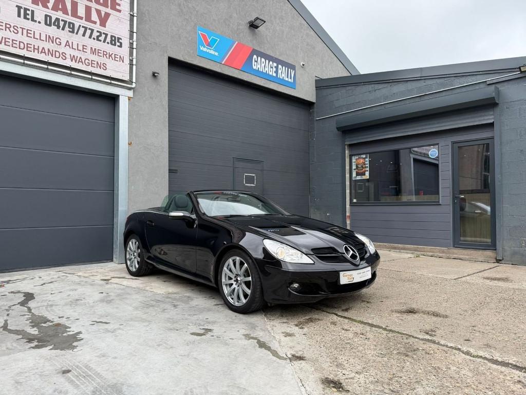 Mercedes-Benz SLK SLK200 SLK 200 Kompressor (171.442), Auto's, Gebruikt, Zwart, Cabriolet, 1796 cc