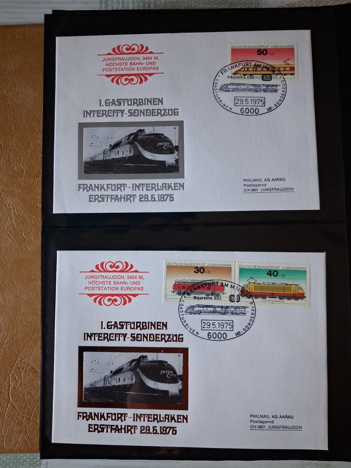 Deutsche Bundespost 3 FDC de luxe 1975, Enlèvement ou Envoi, Non décrit