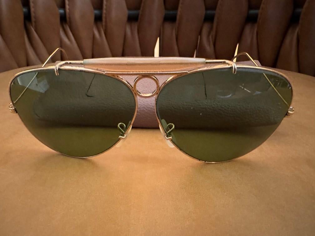 Vintage B&L Ray-ban zonnebril Outdoorsman Shooter 62mm OS6, Handtassen en Accessoires, Gebruikt, Zonnebril, Overige kleuren, Ophalen of Verzenden