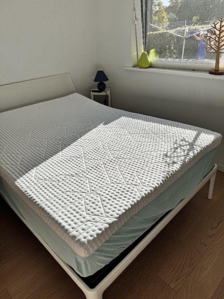 Surmatelas EMMA 140 x 200 état neuf, Neuf, Matelas, 140 cm, Enlèvement