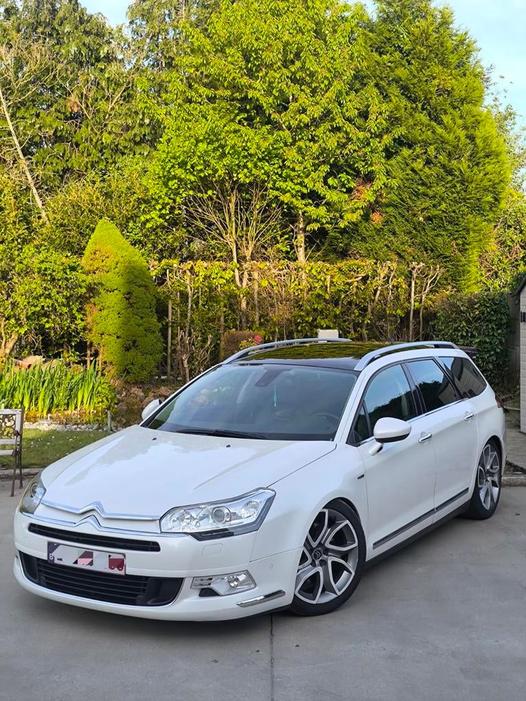 Citroën C5, Auto's, Euro 5, Zwart, Wit, Leder