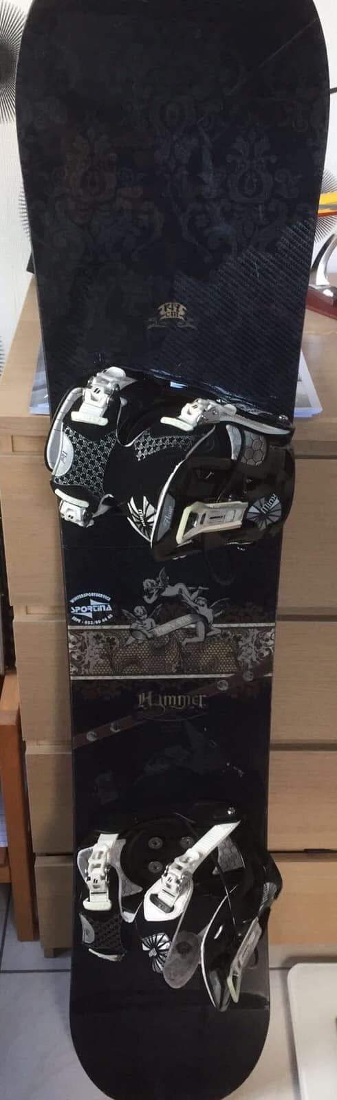 Hammer snowboard en botten, Sport en Fitness, Snowboarden, Ophalen, Zo goed als nieuw, Board