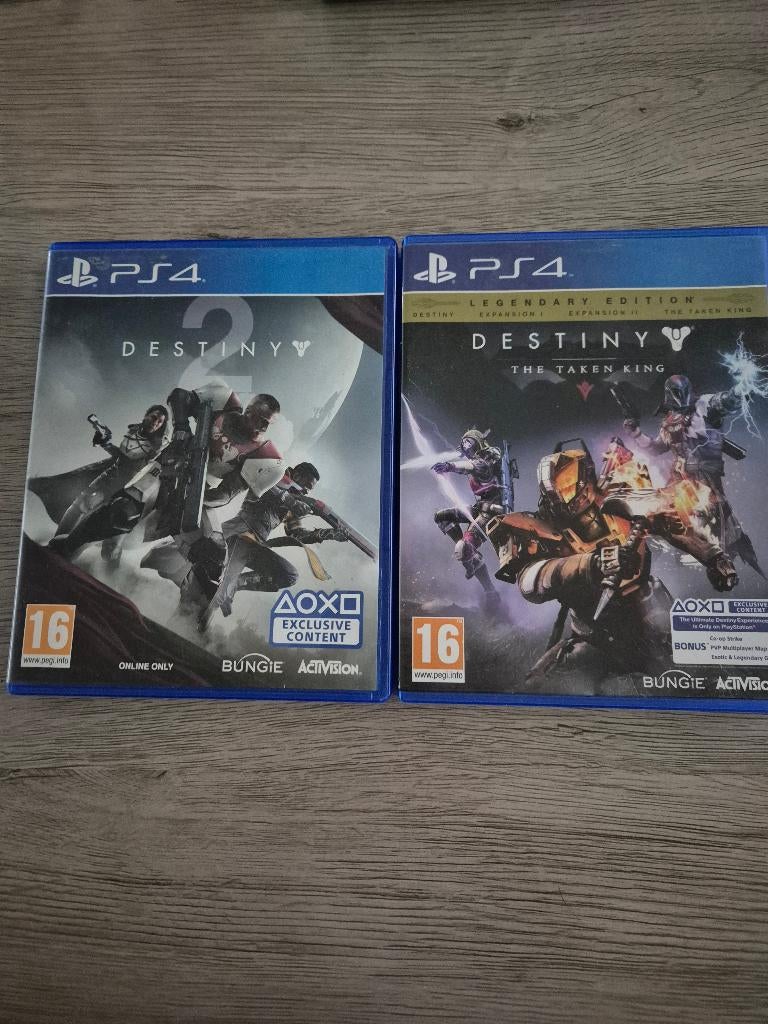 Destiny 1 en 2 voor ps4, Games en Spelcomputers, Games | Sony PlayStation 4, Ophalen of Verzenden, Zo goed als nieuw, Avontuur en Actie