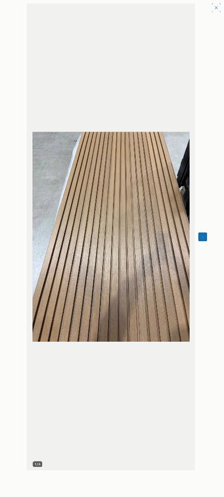 Composiet gevelbekleding Bruin, Doe-het-zelf en Bouw, Ophalen of Verzenden, Nieuw, Hout, 20 tot 50 mm