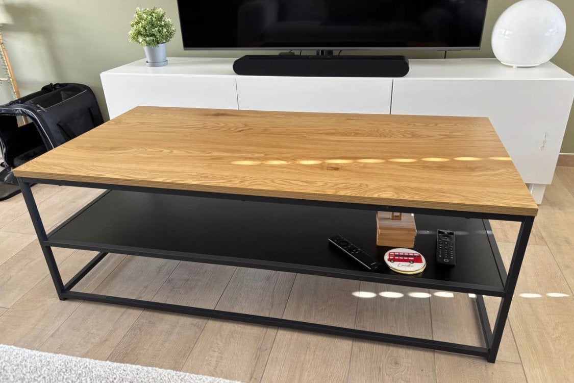 Salontafel, Maison & Meubles, 100 à 150 cm, Comme neuf, Synthétique, Enlèvement