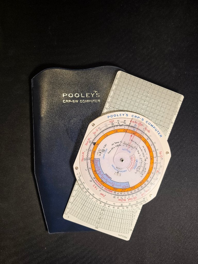 Pooleys CRP-5 vluchtcomputer | ATPL/PPL/CPL + hoesje, Verzamelen, Ophalen of Verzenden, Gebruikt, Overige typen