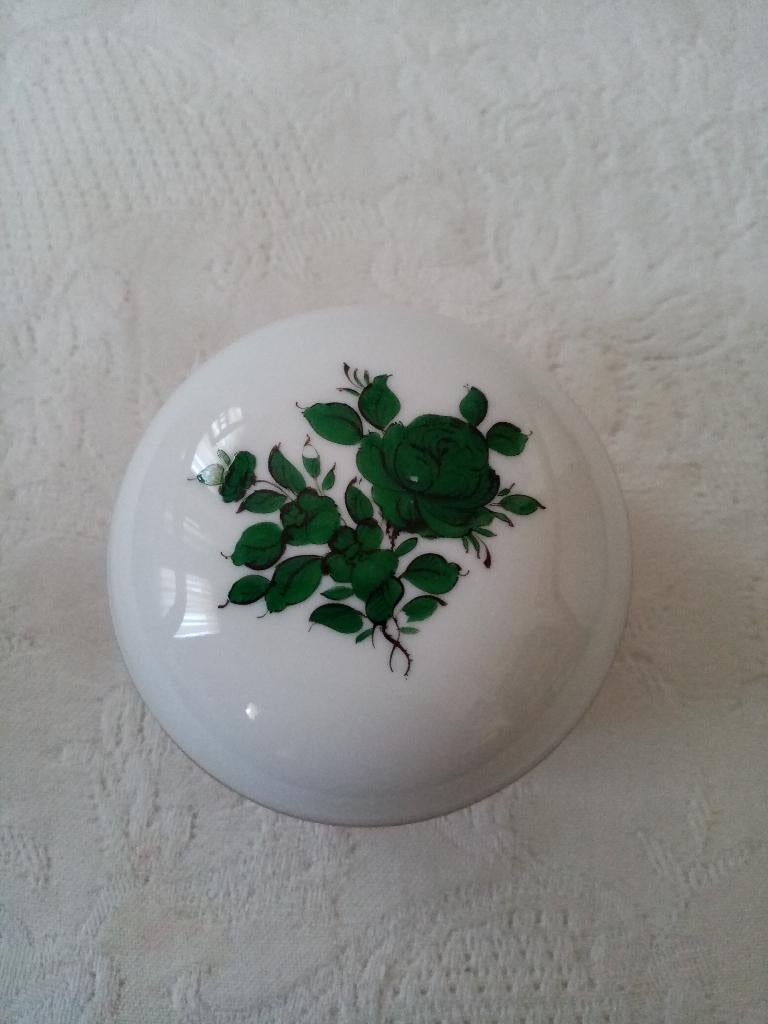 Boite en porcelaine Wien Augarten Autriche 70s, Enlèvement ou Envoi
