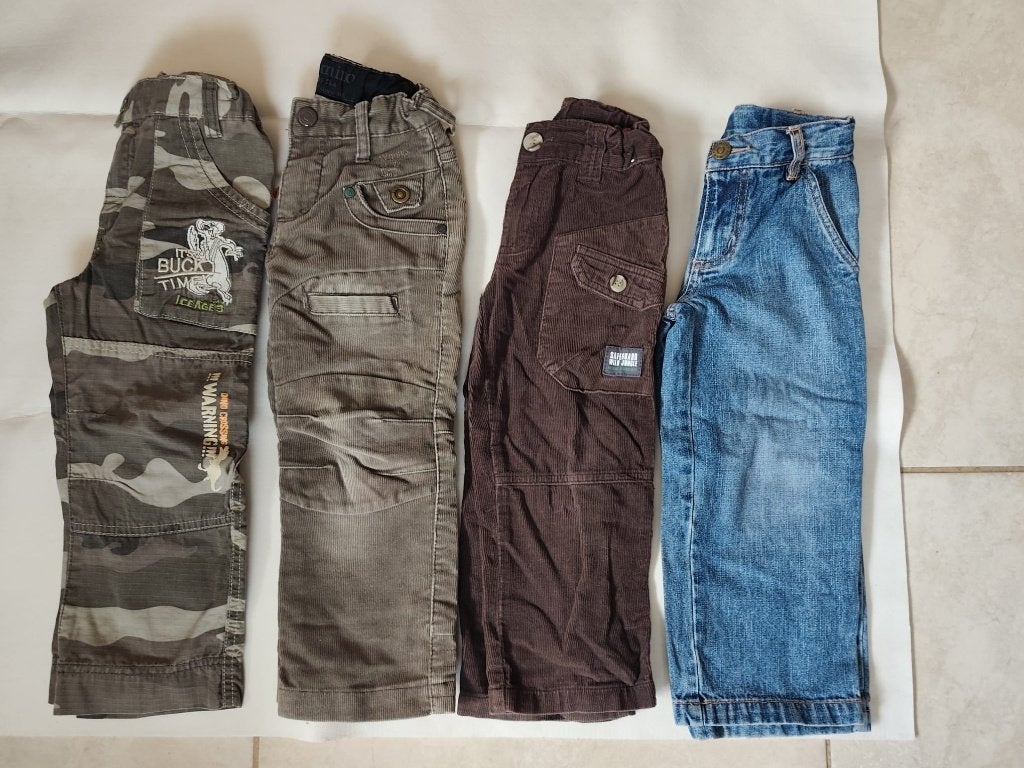 4 pantalons longs 98 cm (3 ans), Pantalon, Garçon, C&A, Enlèvement ou Envoi