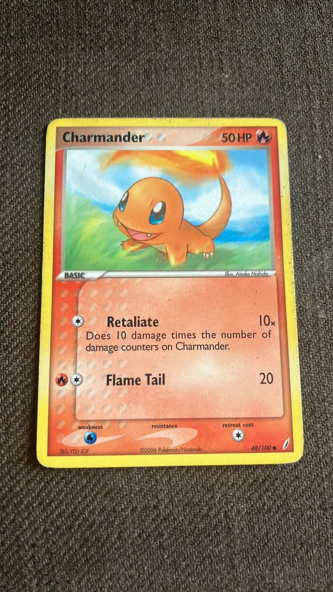 Crystal Guardians Charmander #48/100 2006, Hobby en Vrije tijd, Verzamelkaartspellen | Pokémon, Ophalen of Verzenden, Zo goed als nieuw