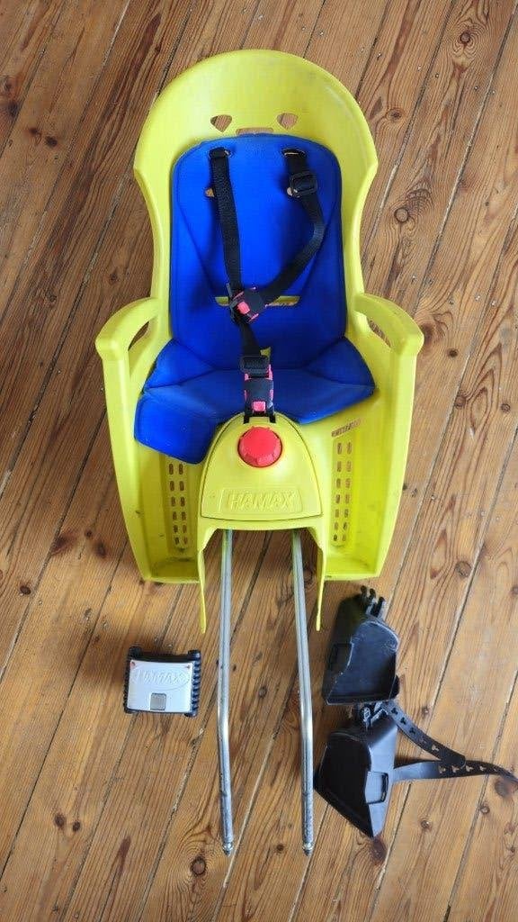 Hamax siège enfant pour vélo (avec mode sièste), Vélos & Vélomoteurs, 0 à 18 kg, Repose-pieds, Enlèvement, Utilisé